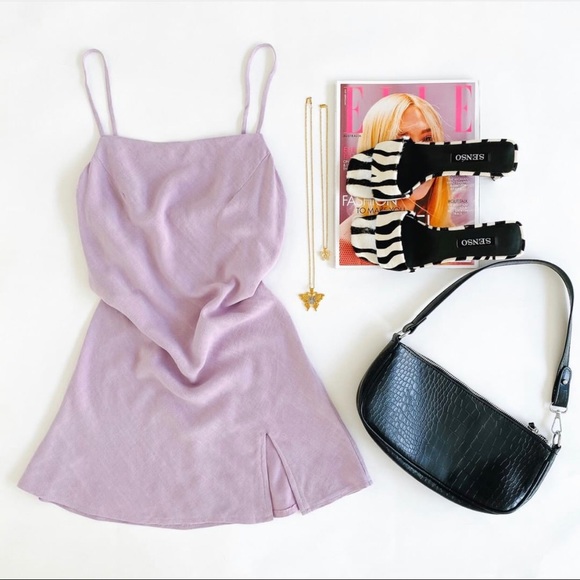 Verge Girl Dresses & Skirts - Verge Girl Only Girl Bias Cut Mini Dress Lilac